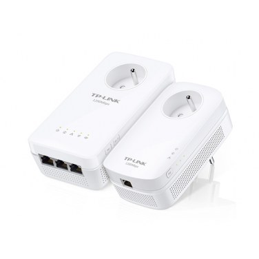 Tp-Link TL-WPA8631P KIT TPLWI038617 TL-WPA8631P CPL WiFi AC 1300 DualBand + 3p Lan GbE+ Prise