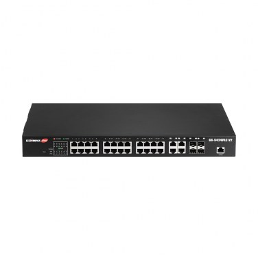 EDIMAX GS-5424PLC V2 EDISW037854 GS-5424PLC V2 24p Gb POE+ Smart managed avec 4 slots combo SFP