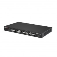 EDISW037854 GS-5424PLC V2 24p Gb POE+ Smart managed avec 4 slots combo SFP