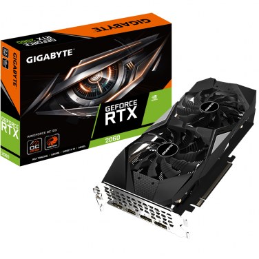 GIGABYTE GV-N2060WF2OC-12GD GIGCV039217 GIGABYTE RTX 2060 WINDFORCE OC 12G - 12Go GDDR6 - 1680MHZ - HDMI - 3x DP