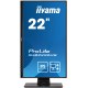 IIYAMA XUB2292HS-B1 IIYEC032884 21,5p IPS FHD 4ms 250cd/m² VGA/DP/HDMI 2x1W Règlable Noir
