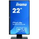 IIYAMA XUB2292HS-B1 IIYEC032884 21,5p IPS FHD 4ms 250cd/m² VGA/DP/HDMI 2x1W Règlable Noir