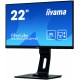 IIYAMA XUB2292HS-B1 IIYEC032884 21,5p IPS FHD 4ms 250cd/m² VGA/DP/HDMI 2x1W Règlable Noir