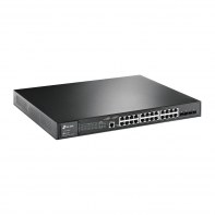 TPLSW036726 TP-LINK Omada Switch 28 ports dont 24 ports PoE+ (Budget 384 W) Gigabit 10/100/1000 Mbps + 4 emplacements SFP