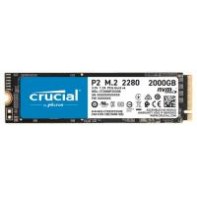 CRUCIAL CT2000P2SSD8 CRUDD037038 CRUCIAL - P2 2To 2.400 MB/s PCIe M.2 2280SS SSD