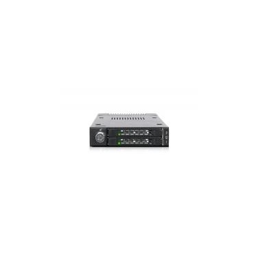 ICYDOCK MB834M2K-B ICYMB037006 Rack amovible pour 2x SSD NVMe M.2 PCIe pour baie de disque externe 3.5"