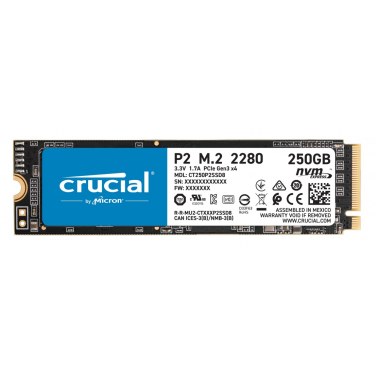 CRUCIAL CT250P2SSD8 CRUDD034770 CRUCIAL P2 250GB 3D NAND NVM PCIE M.2 SSD