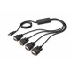 DIGITUS DA-70159 DIGUS023822 DIG Cable USB 2.0 vers 4 x RS232