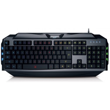 GENIUS 31310469111 GENCL025292 K5 Scorpion Black Clavier Gaming rétroéclairage 7 couleurs