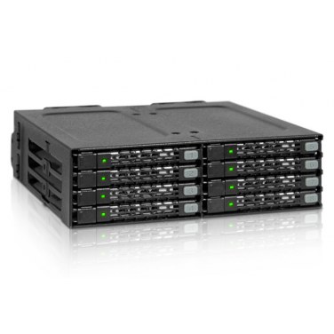 ICYDOCK MB998SP-B ICYBT029099 Backplane 8 Disques Durs/SSD 2.5p SATA en Métal
