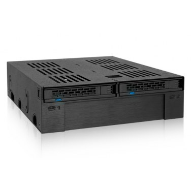 ICYDOCK MB322SP-B ICYMB024207 ExpessCage Mobile Rack 5.25p pour 2x 2.5p + 1x 3.5p