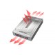 ICYDOCK MB982SPR-2S R1 ICYMB026048 MB982SPR-2S R1 Convert. RAID métal HDD/SSD 2.5p en 3.5p