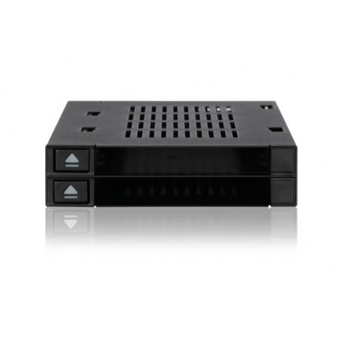 ICYDOCK MB522SP-B ICYMB026147 MB522SP-B Rack Amovible double baie SAS / SATA HDD / SSD 2.5