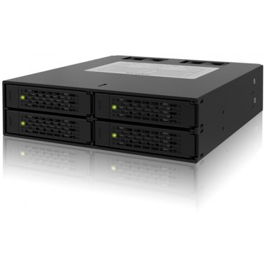 ICYDOCK MB994SP-4S ICYMB027591 Rack amovible métal pour 4 x DD 2.5" SAS/SATA Hot-Swap en 1 x baie 5"1/4