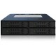 ICYDOCK MB994SP-4S ICYMB027591 Rack amovible métal pour 4 x DD 2.5" SAS/SATA Hot-Swap en 1 x baie 5"1/4