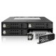 ICYDOCK MB994SK-1B ICYMB027597 Rack amovible métal pour 4 x DD 2.5" SAS/SATA Hot-Swap en 1 x baie 5"1/4