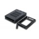 ICYDOCK MB742SP-B ICYMB030773 Rack amovible en métal pour 2 DD 2.5p SAS/SATA dans une baie externe 3.5p