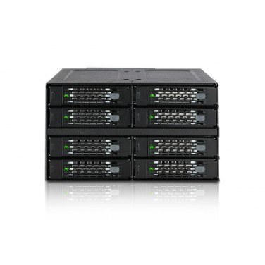 ICYDOCK MB508SP-B ICYMB035084 MobileRack 5,25p (2x emp) pour 8 x DD 2.5" SAS/SATA