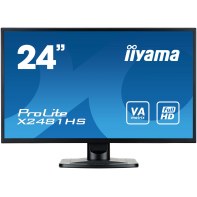 IIYAMA X2481HS-B1 IIYEC024777 23.6p VA FHD 6ms 300cd/m² VGA/DVI/HDMI 2x2W Noir