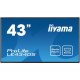 IIYAMA LE4340S-B1 IIYEC025286 Iiyama LE4340S-B1 43p LED AMVA3 - Full HD - 350 cd/m² - HP