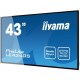 IIYAMA LE4340S-B1 IIYEC025286 Iiyama LE4340S-B1 43p LED AMVA3 - Full HD - 350 cd/m² - HP