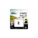 KINGSTON SDCE/64GB KNGMF032522 KINGSTON ENDURANCE microSDHC UHS-1 64Go classe 10