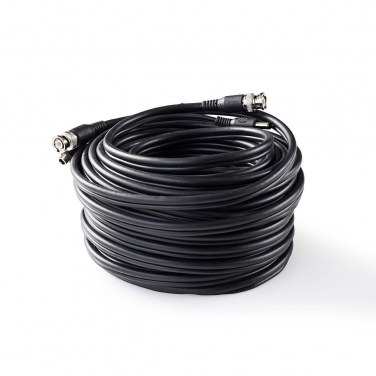 NEDIS CCTVCA10BK200 NEDAU032217 Cable coaxial RG59 + alimentation DC 20m