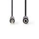 NEDIS CAGP22050BK50 NEDAU034357 Cordon audio Jack stéreo 3.5mm M/F 5m