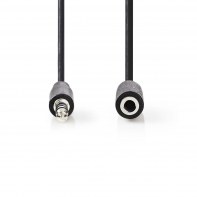 NEDAU034357 Cordon audio Jack stéreo 3.5mm M/F 5m