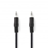 NEDIS CAGP22000BK20 NEDAU035090 Cordon audio Jack stéreo 3.5mm M/M 2m