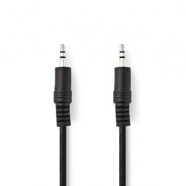NEDIS CAGP22000BK20 NEDAU035090 Cordon audio Jack stéreo 3.5mm M/M 2m
