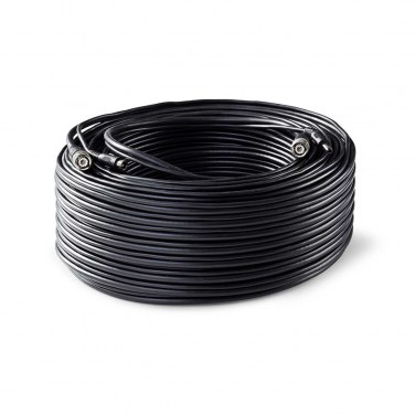 NEDIS CCTVCA10BK500 NEDAU035205 Cable coaxial RG59 + alimentation DC 50m