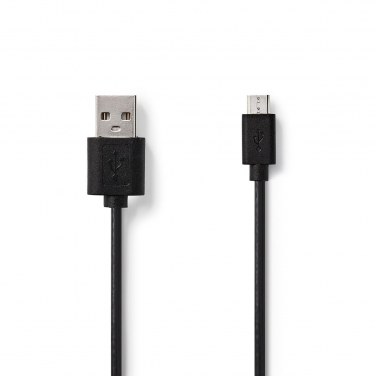 NEDIS CCGP60500BK10 NEDUS033674 Cordon USB A/microB M/M 1m