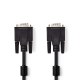 NEDIS CCGB59000BK20 NEDVI035050 Cordon VGA HD15 M/M 2 ferrites 2m