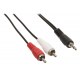 GENERIQUE VLAP22200B150 NONAU009307 Cordon (x1) audio Jack stéreo 3.5mm / 2 RCA M/M 15m
