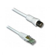 LINEAIRE TVRJD NONAU016359 Cordon RJ45 /Coax 9.52mm Mâle 75 Ohms 2m