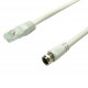 LINEAIRE TVRFD NONAU018577 Cordon RJ45 /Coax type F Mâle 75/100 Ohms 2m