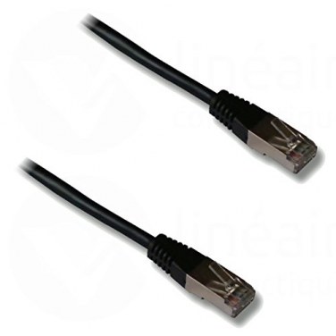 LINEAIRE PCJ6FNA (NOIR) NONRE017679 Cordon Patch CAT6 FTP 0,5m Noir