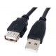 GENERIQUE CABLE-143HS NONUS009301 Rallonge (x1) USB2.0 A/A M/F 1.8m