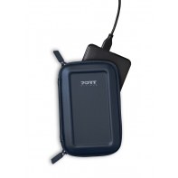 PORET031531 PORT DESIGNS Etui rigide bleu navy pour PORT DESIGNS Etui rigide bleu navy pour 