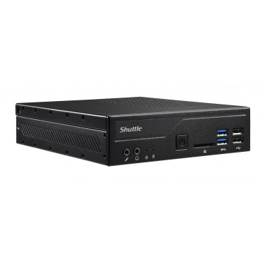 SHUTTLE DH410 SHUBB036282 Shuttle DH410 Slim-PC barebone / Intel S1200 / 2xLAN RS232 Cardreader / 90W