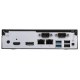 SHUTTLE DH410 SHUBB036282 Shuttle DH410 Slim-PC barebone / Intel S1200 / 2xLAN RS232 Cardreader / 90W