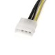 STARTECH LP4PCIEX8ADP STAAL030116 adaptateur alim LP4 vers PCeI 8p 15cm