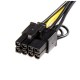 STARTECH PCIEX68ADAP STAAL030117 adaptateur alim PCIe 6p vers 8p 15 cm