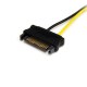 STARTECH SATPCIEX8ADP STAAL030118 adaptateur alimn SATA vers PCIe 8p 15cm