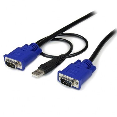 STARTECH SVECONUS10 STABT034516 Câble pour Switch KVM VGA avec USB 2 en 1 - 3m