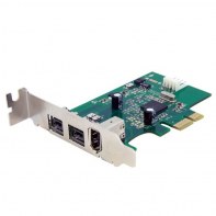 STARTECH PEX1394B3LP STACT031751 PCI Express vers 3 Ports FireWire 800/400