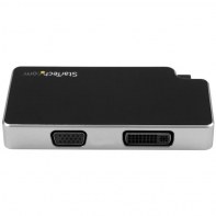 STACV029365 Adaptateur audio / vidéo de voyage 3 en 1 - USB-C vers VGA DVI ou HDMI - 4K