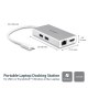 STARTECH DKT30CHPDW STAUS028974 Adaptateur multiport USB-C pour ordinateur portable - Power Delivery - HDMI 4K -
