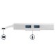 STARTECH DKT30CHPDW STAUS028974 Adaptateur multiport USB-C pour ordinateur portable - Power Delivery - HDMI 4K -